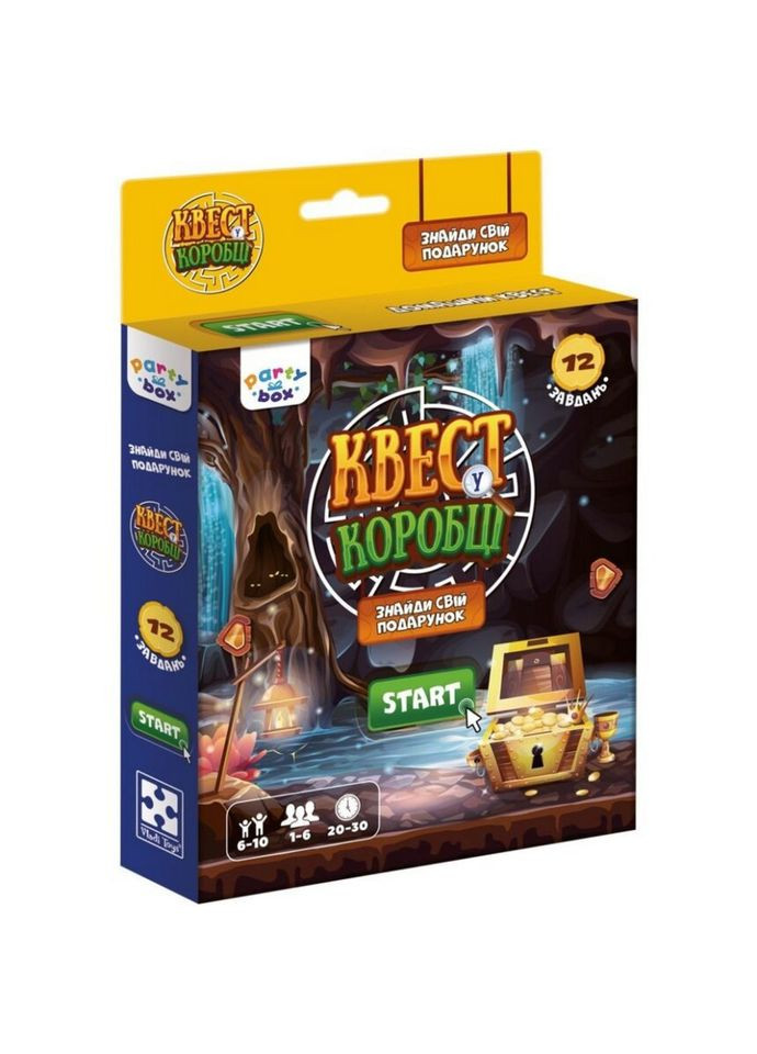 Настольная игра "Квест в коробке Видеоигра" VT5902 03 инструкция 12 карт с заданиями Vladi toys (364128064)