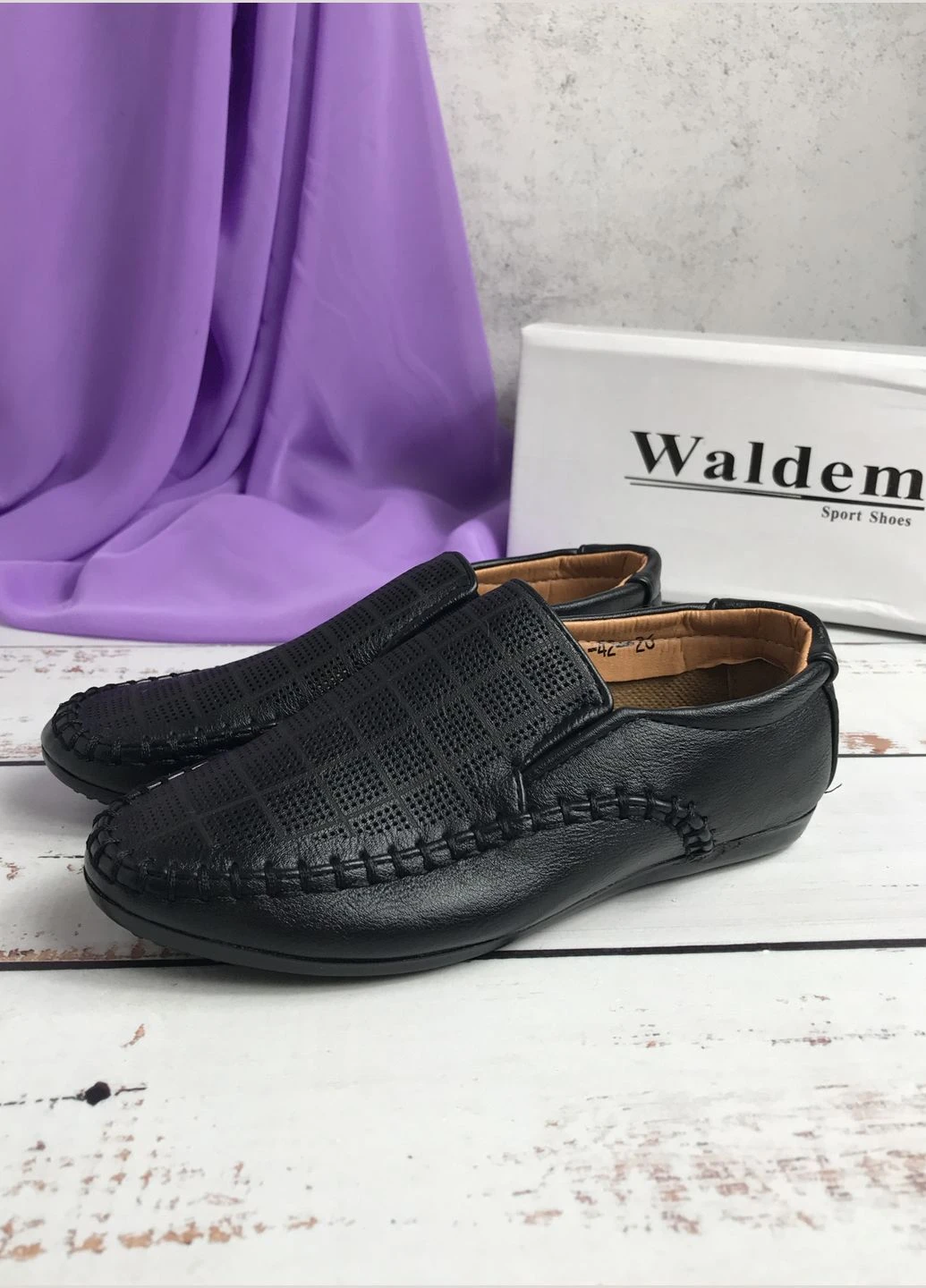 Туфлі дитячі на хлопчика Чорний (206) Waldem (347236186)
