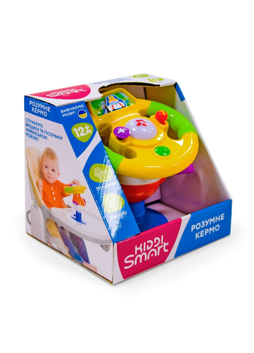 Іграшка на присоску Розумне кермо (українська) KIDDI SMART (342753230)