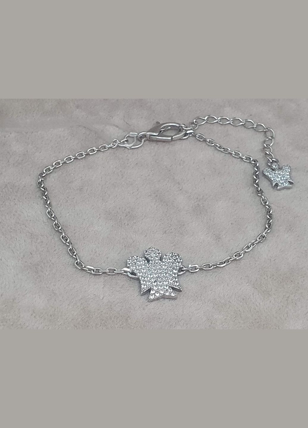 Срібний браслет Світлий янгол з фіанітами. 4159Р-CZ АППОЛИОН AGNI (322578649)