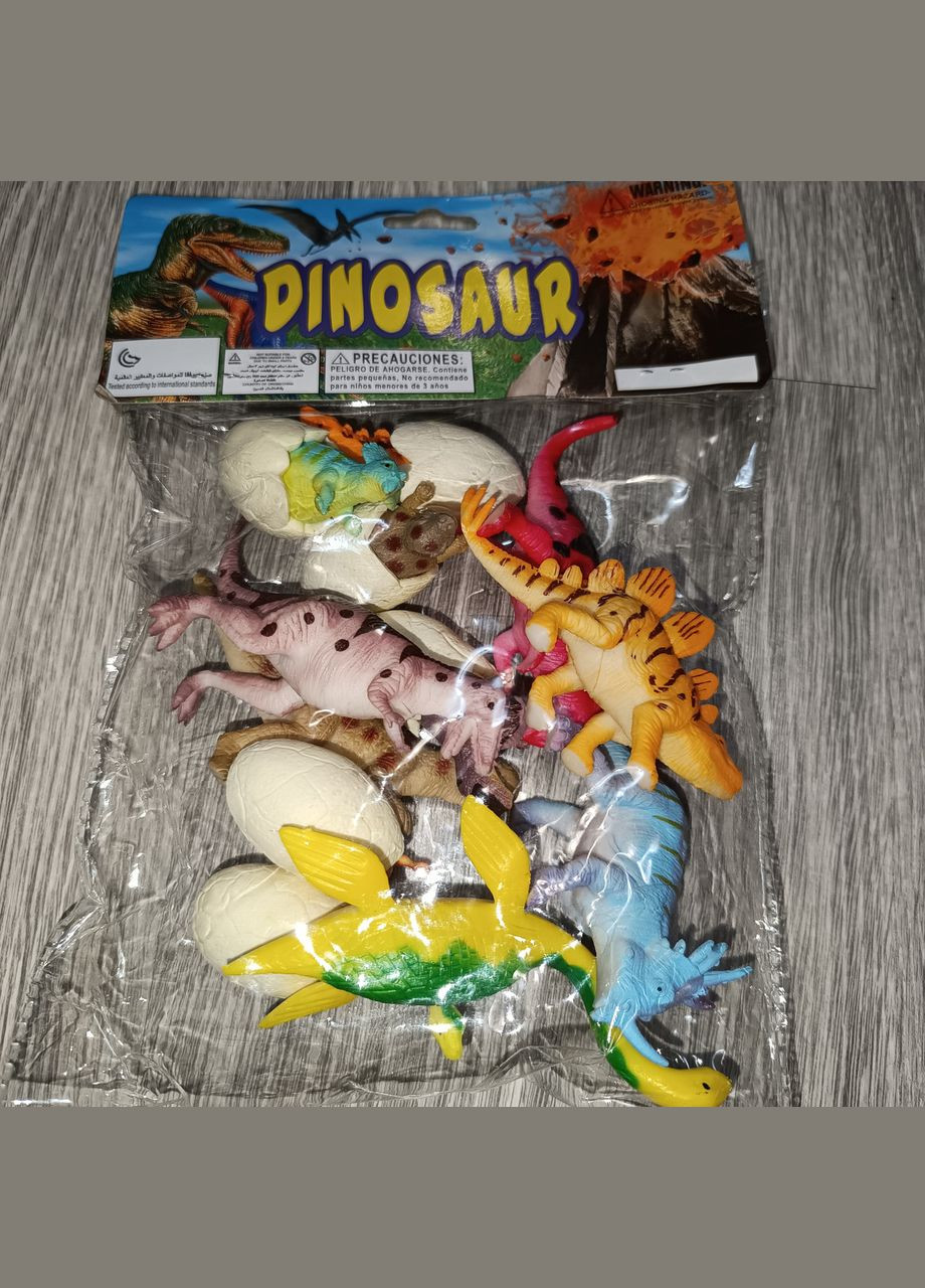 Набор динозавров с яйцами 12 шт. No Brand (342064347)