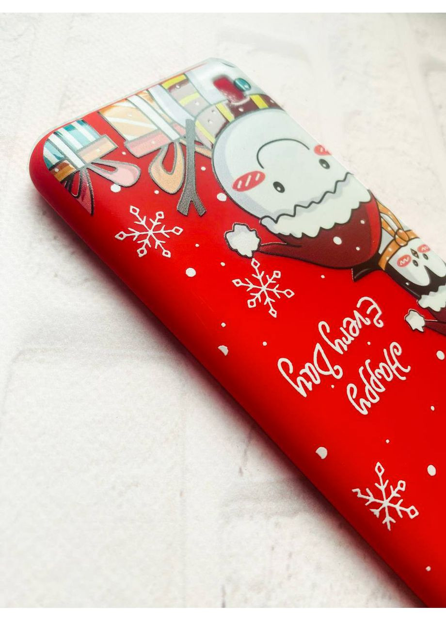 Матовый чехол на Xiaomi Redmi 13C / Poco C65 Снеговик и пингвин (принт 156) Creative (362968859)