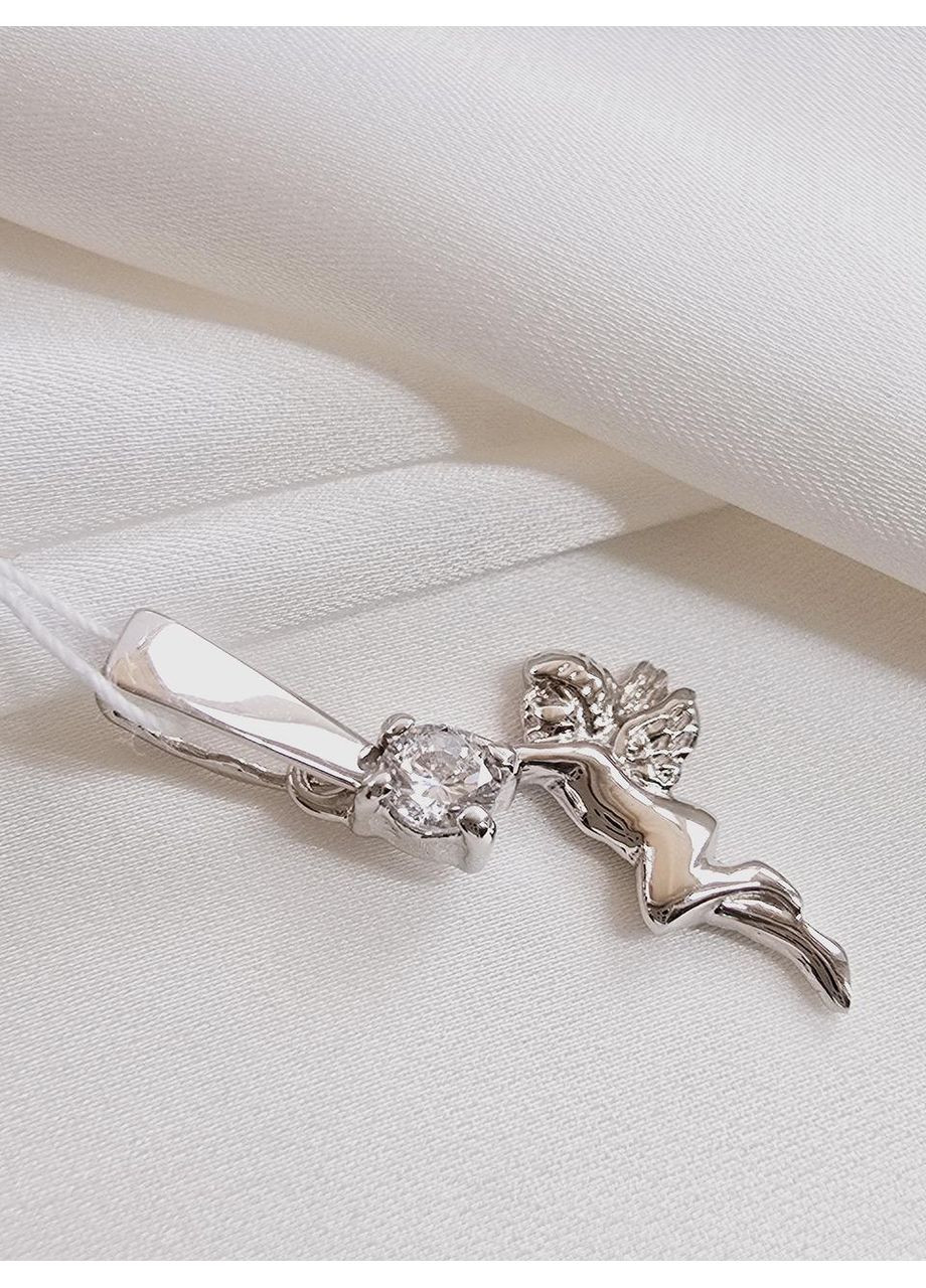 Золотой подвес «Ангелик с фианитом» 45005Б-2п. No Brand (367267945)