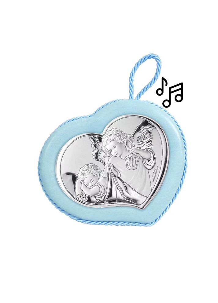 Икона детская Ангел Хранитель музыкальная (10 х 9 см) 10551 С Valenti (337363478)