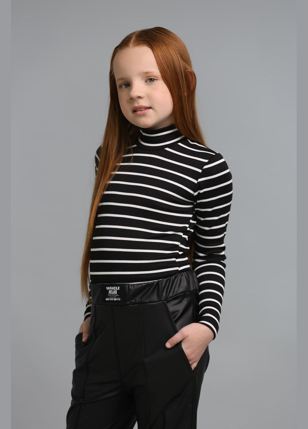 Черные демисезонные леггинсы с екокожи на флисе IRmAS