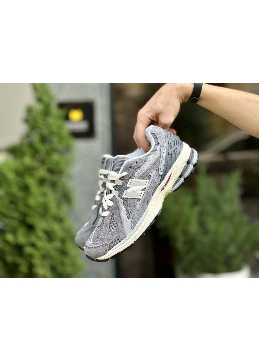 КРОССОВКИ ЖЕНСКИЕ NEW BALANCE 1906D GREY BEIGE НЬЮ БЕЛАНС 1906D No Brand серые демисезоны (368867860)
