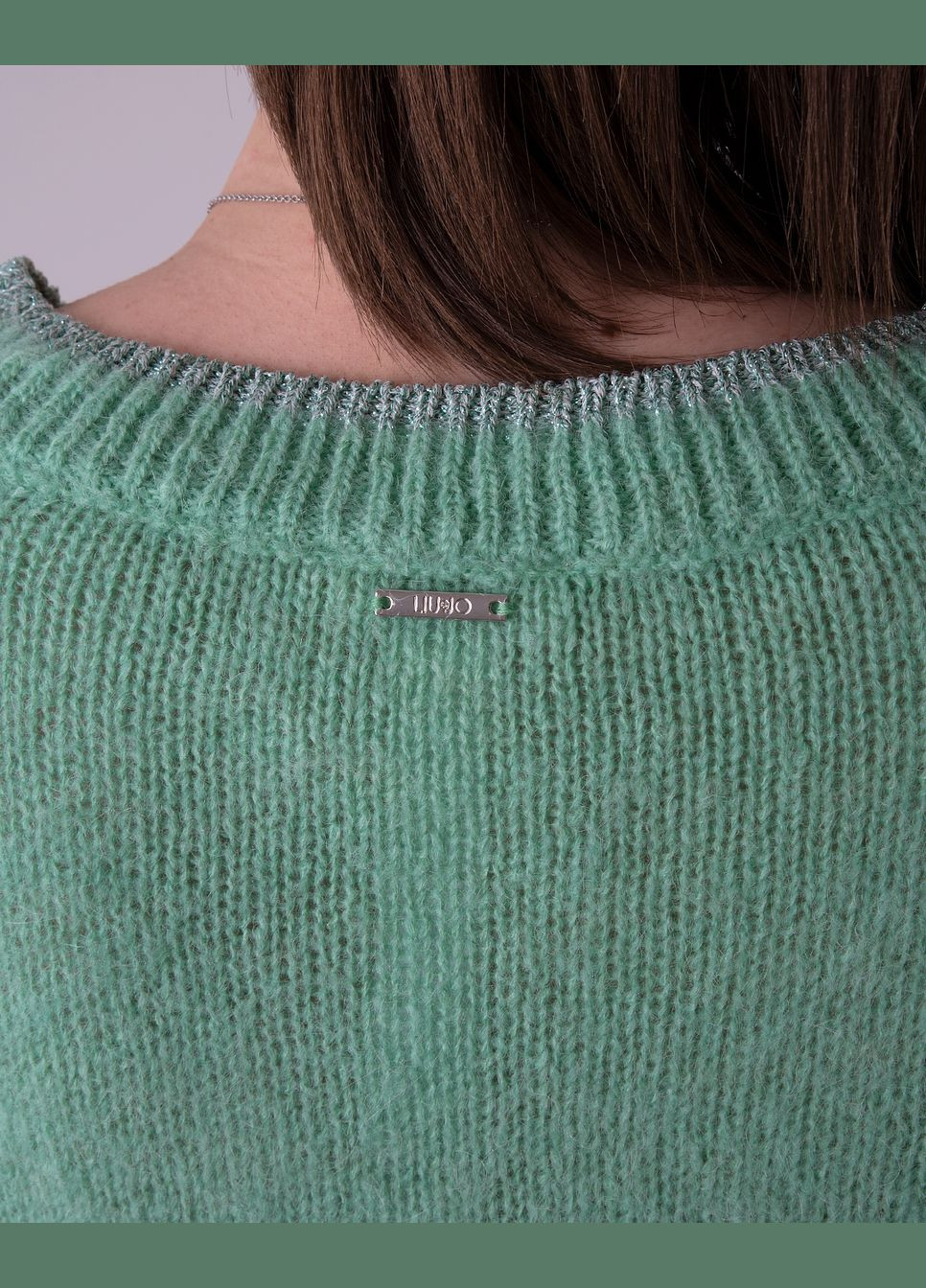 Мятный джемпер женский Liu Jo