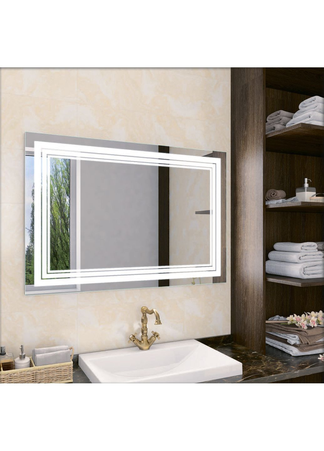 Зеркала в ванную комнату 229976 DecorLed (355468045)