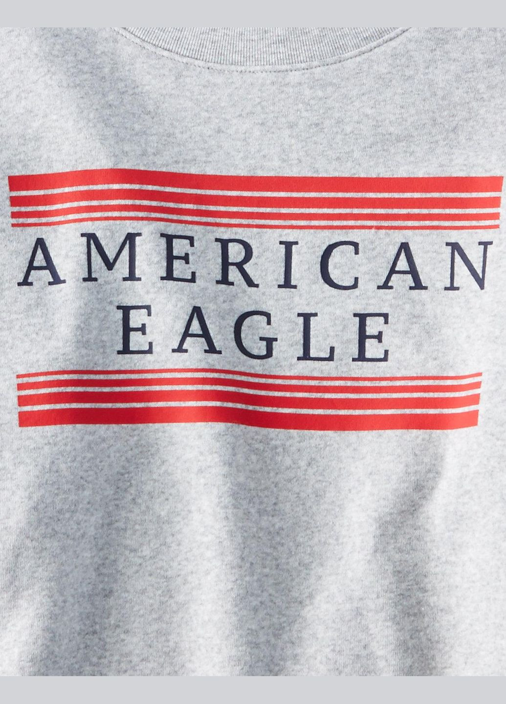 Свитшот женский - свитшот AE0999W American Eagle - крой светло-серый - (263607413)