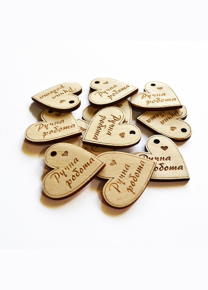 Бирки, лейбы, ярлыки из дерева. Бирочки из дерева для декора и упаковки хендмейд. No Brand (301482875)