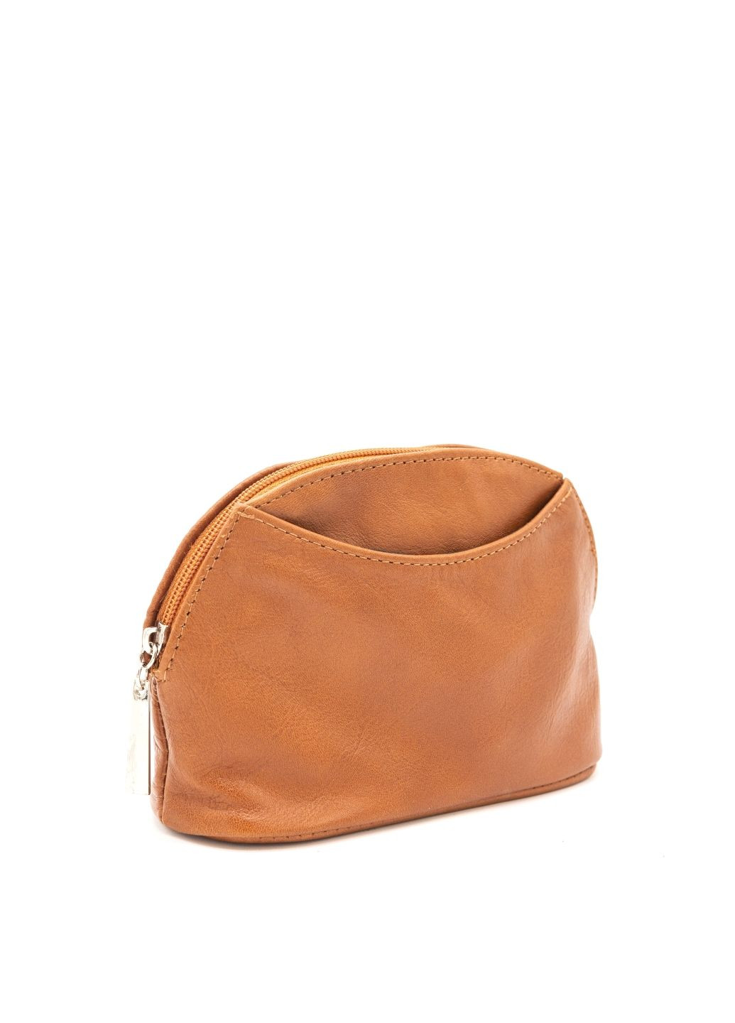 жіноча на блискавці шкіряна коричнева на блискавці 1246 4778 ARTiS Bags Косметичка (328083025)