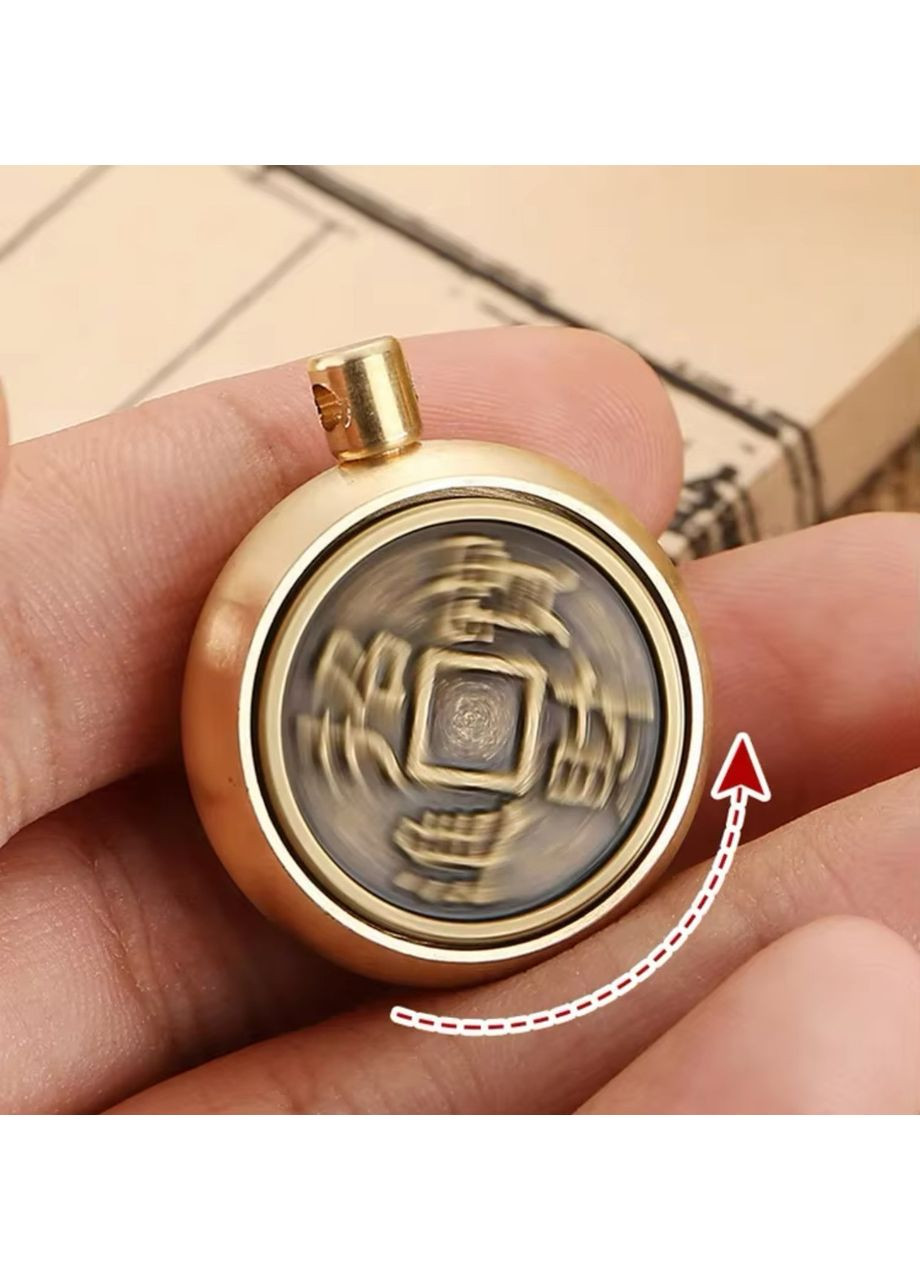 Латунный брелок - подвеска с китайскими знаками зодиака ЗМЕИ символ 2025 года No Brand (306717375)