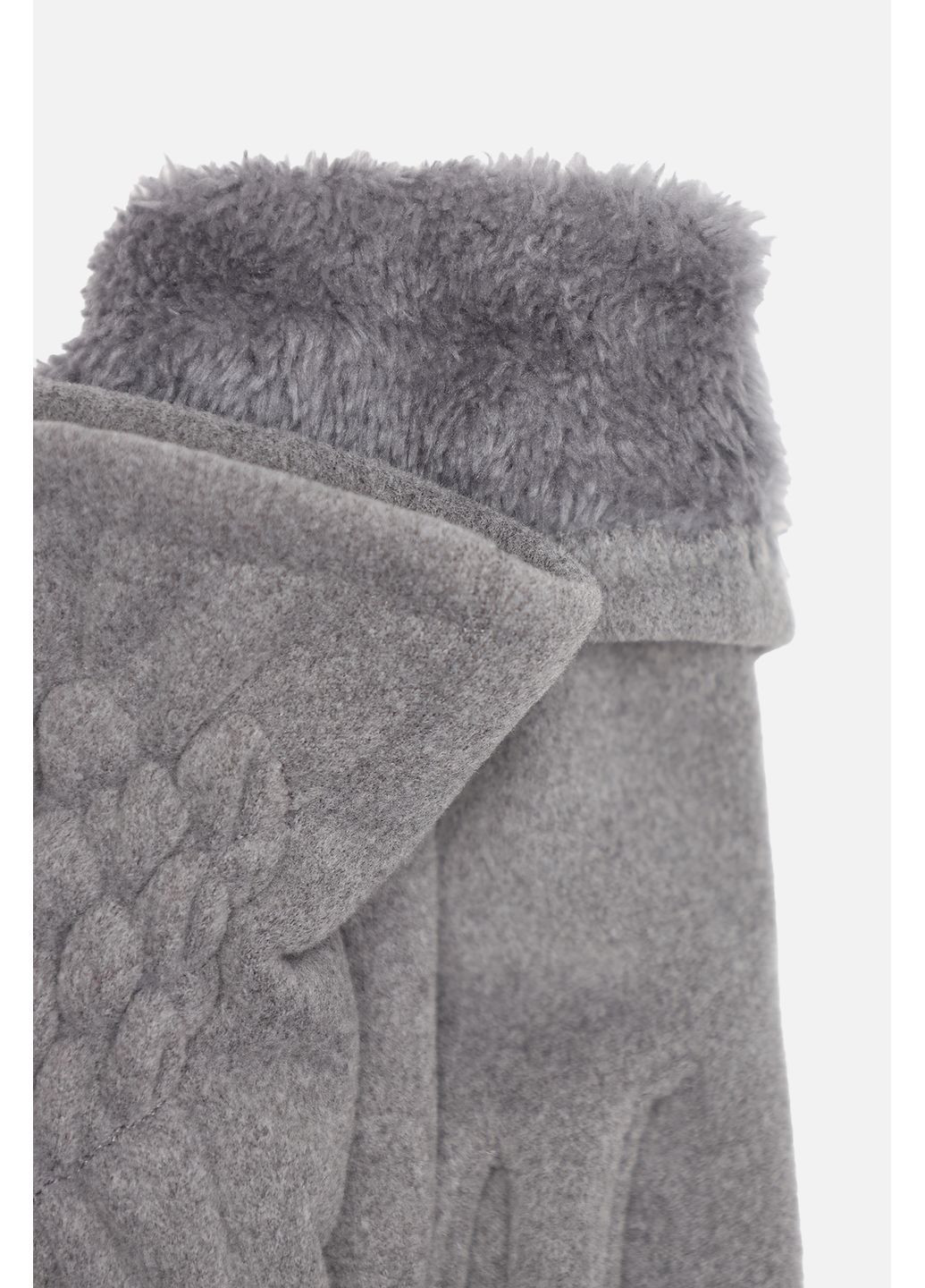 Рукавички жіночі колір світло-сірий ЦБ-00285127 Ronaerdo (366421798)