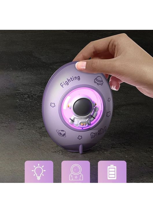 Грелка для рук + повербанк 5000mAh фиолетовый Wekome (355949778)