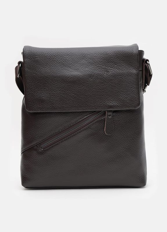 Сумка чоловіча шкіряна через плече K17862br Brown Keizer (302007635)