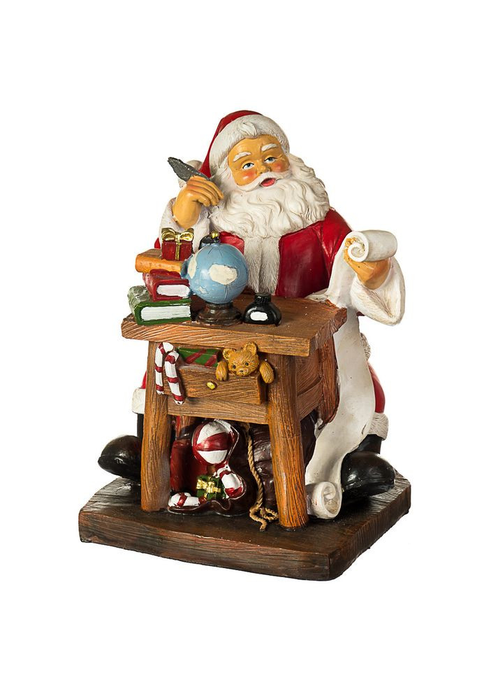 Фигурка Санта пишет письмо 26х15х17 см. 002UW Lefard (299387679)