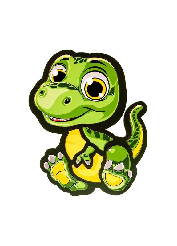 Дитячий пазл-вкладиш "Динозавр" Puz-22970, 8 елементів PuzzleOK (362184864)