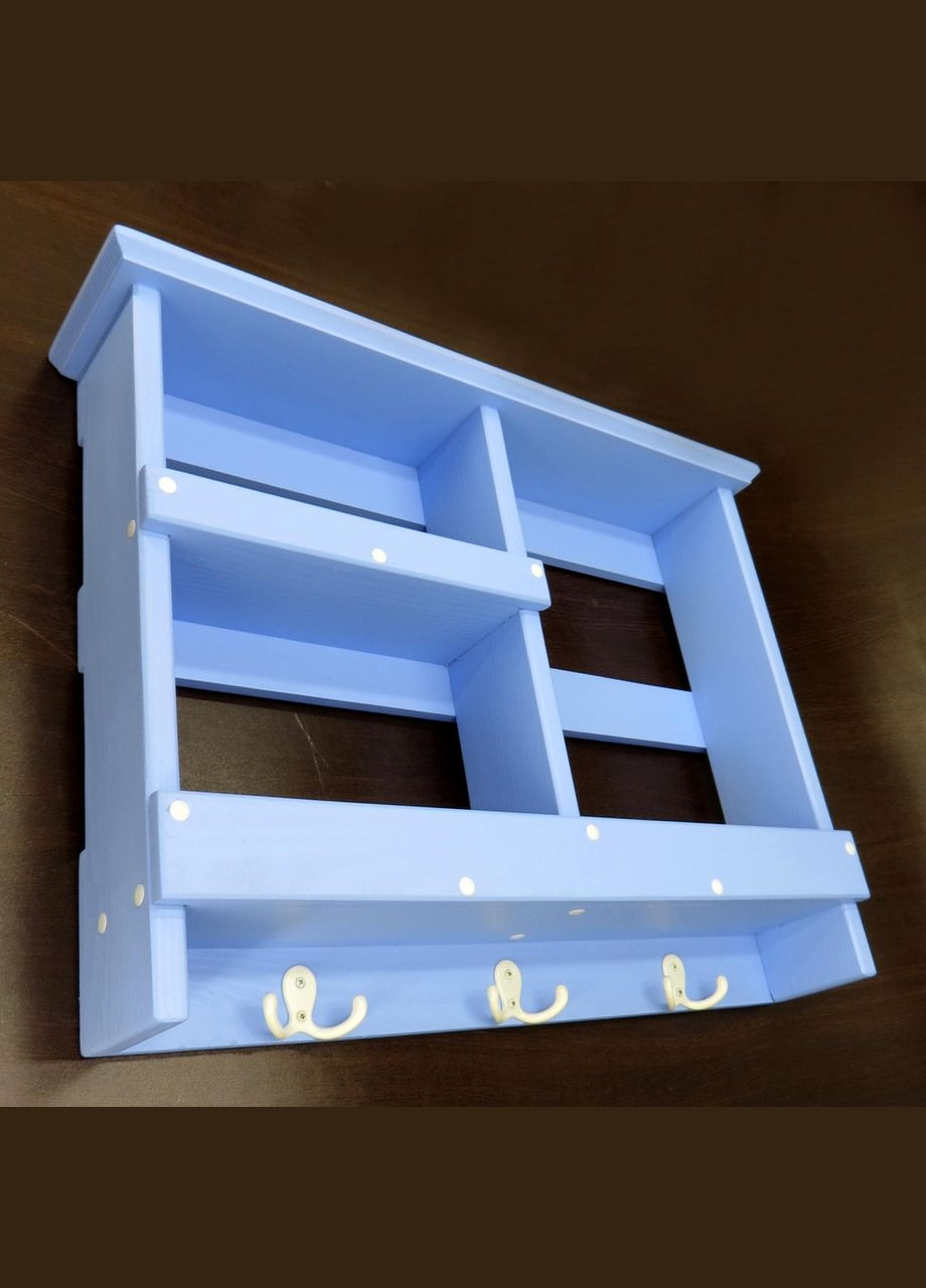 Полиця для ванної з дерева Лейпциг ірис (ВНП-0007052) No Brand (328090952)