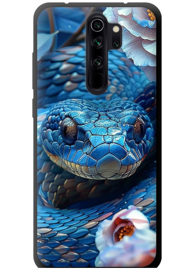 TPU чорний чохол 'Blue Snake' для Endorphone Xiaomi Redmi Note 8 Pro (287273249)
