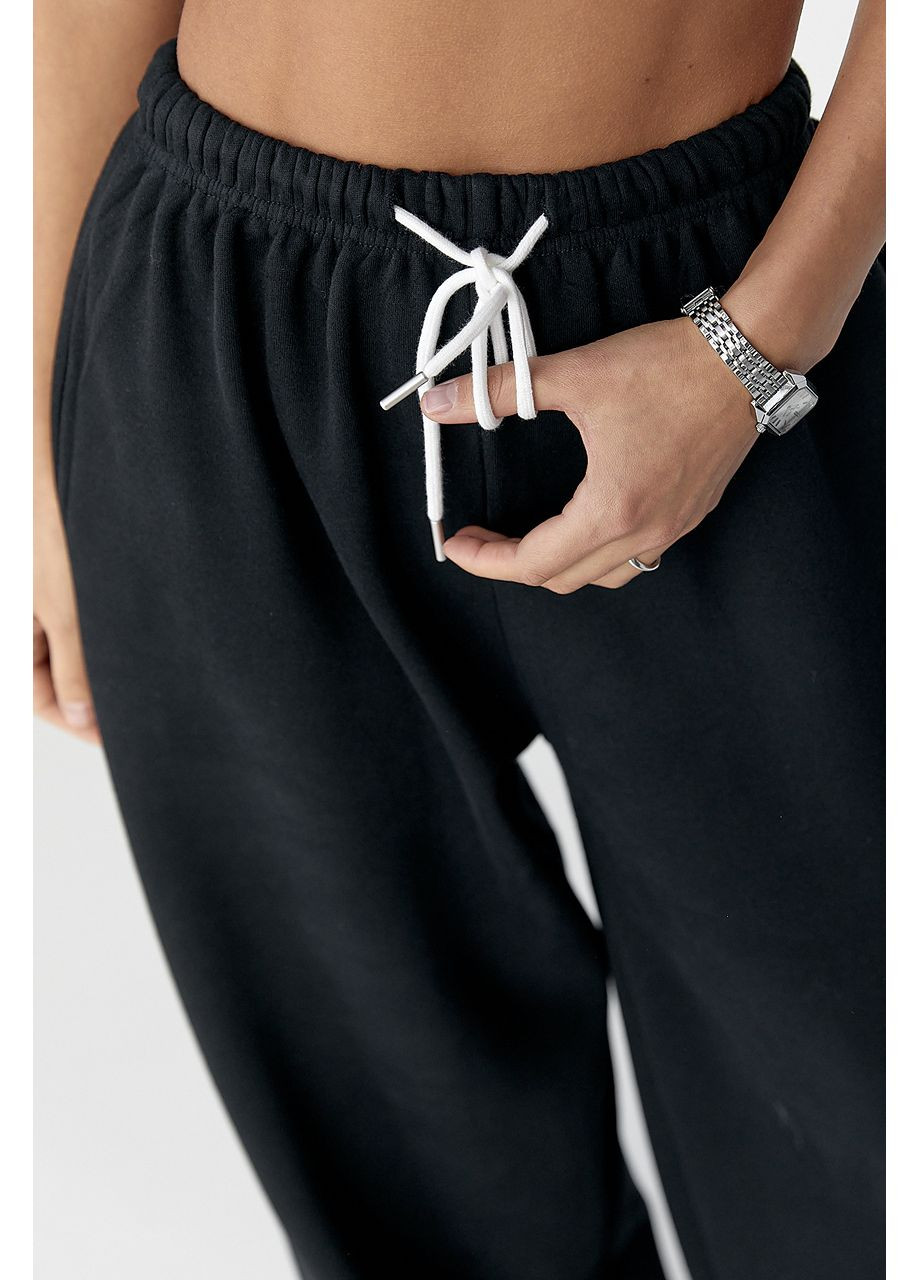 Утеплені однотонні спортивні штани Lurex (365629488)