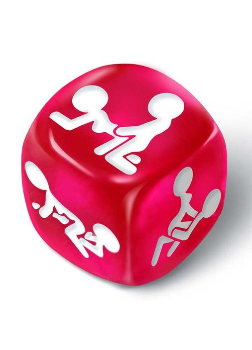 Романтическая игра кубик "Повороты судьбы" Sex кубик - Фуксия No Brand (329445157)