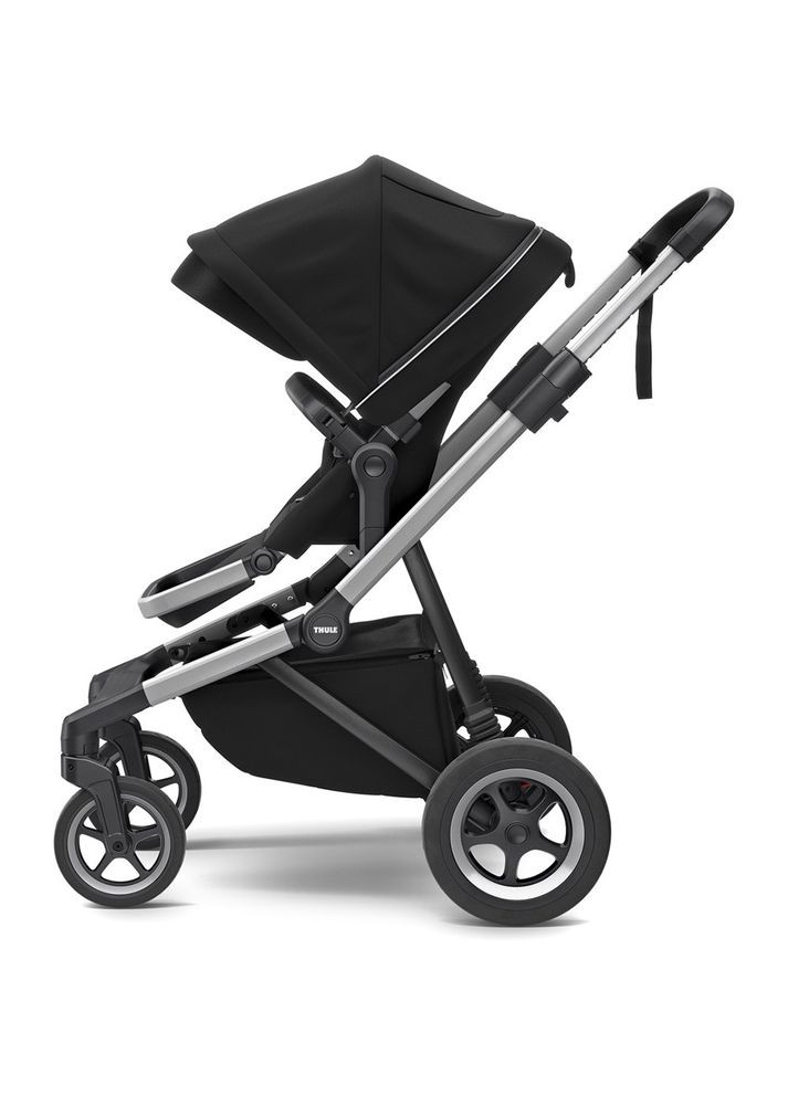 Детская коляска с люлькой Sleek Midnight Black TH 11000007 Thule (316613502)