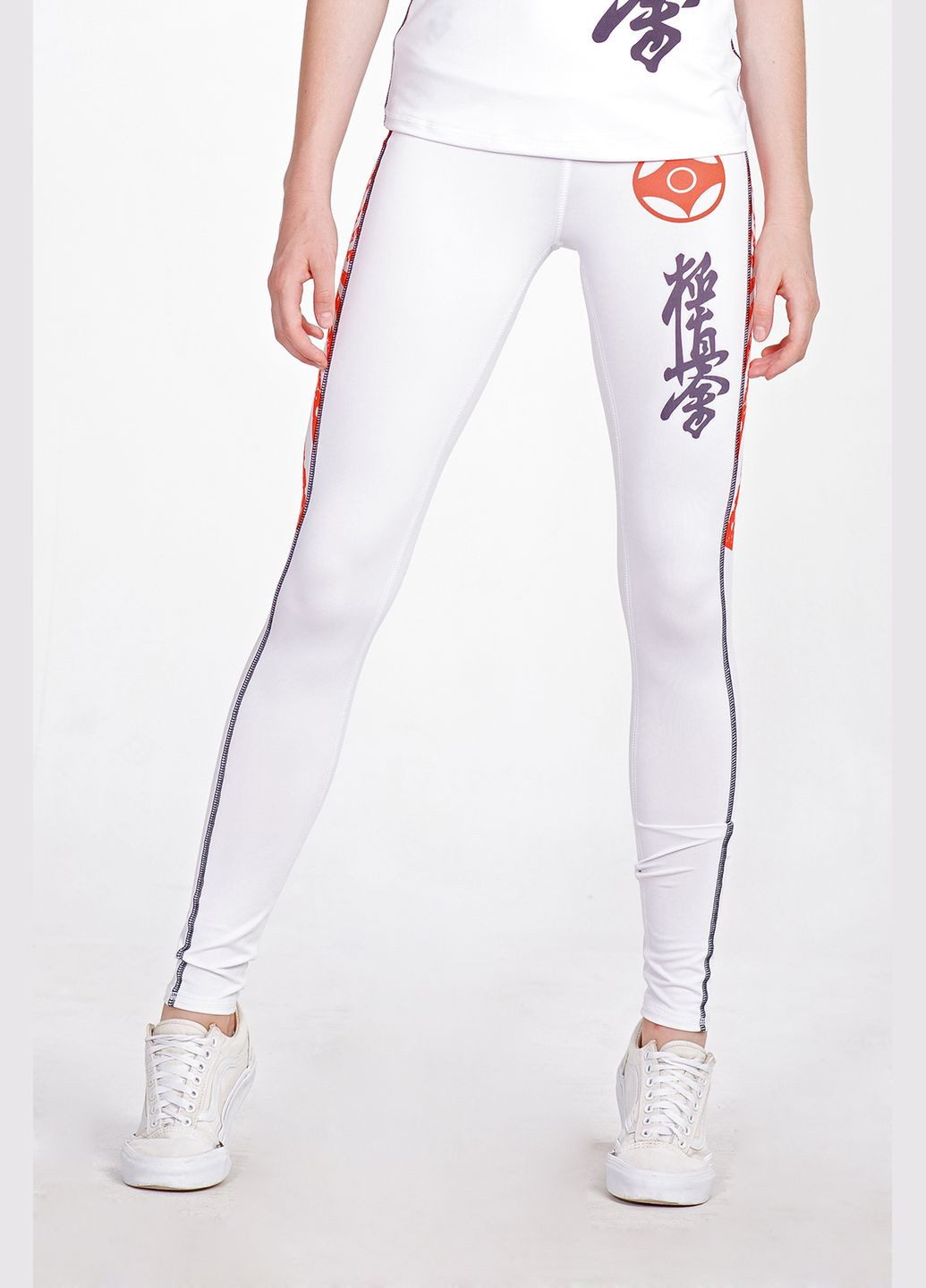 Белые демисезонные лосины kyokushin white (009955) Berserk Sport