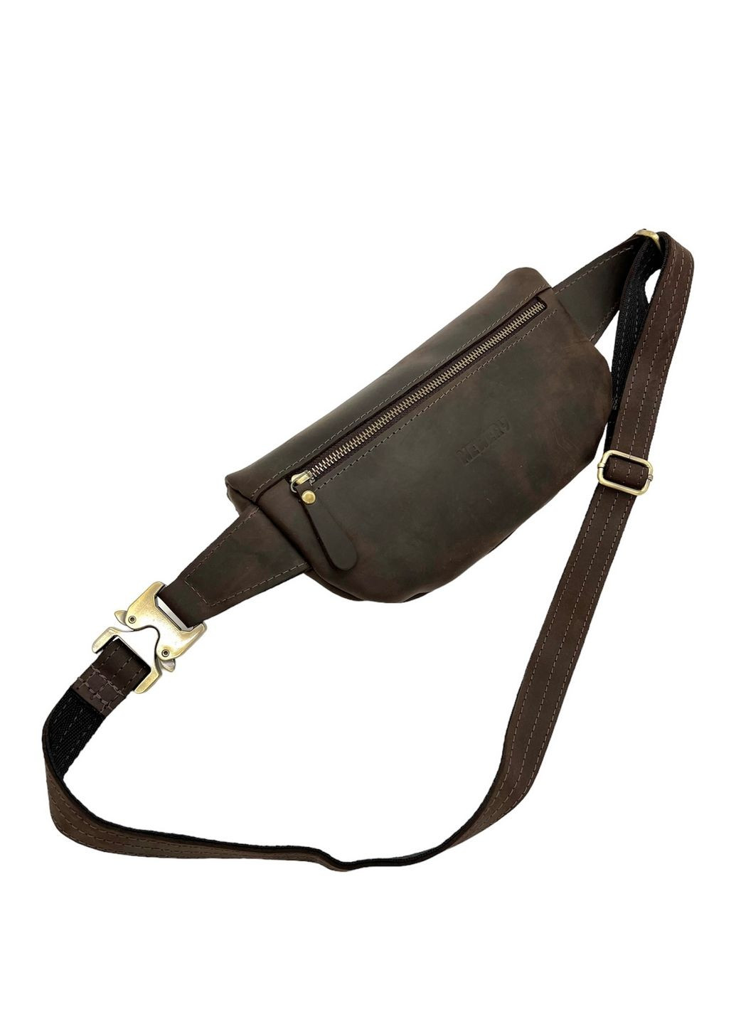 Чоловіча шкіряна сумка-бананка Newery (315871916)