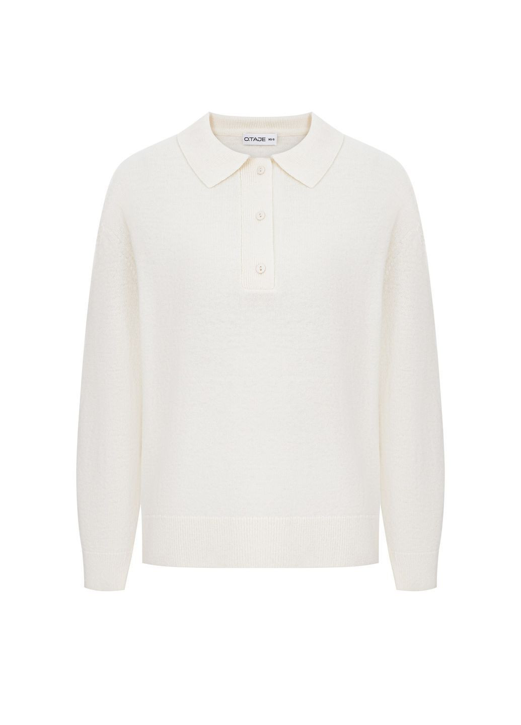 Молочный джемпер – поло frances O.TAJE