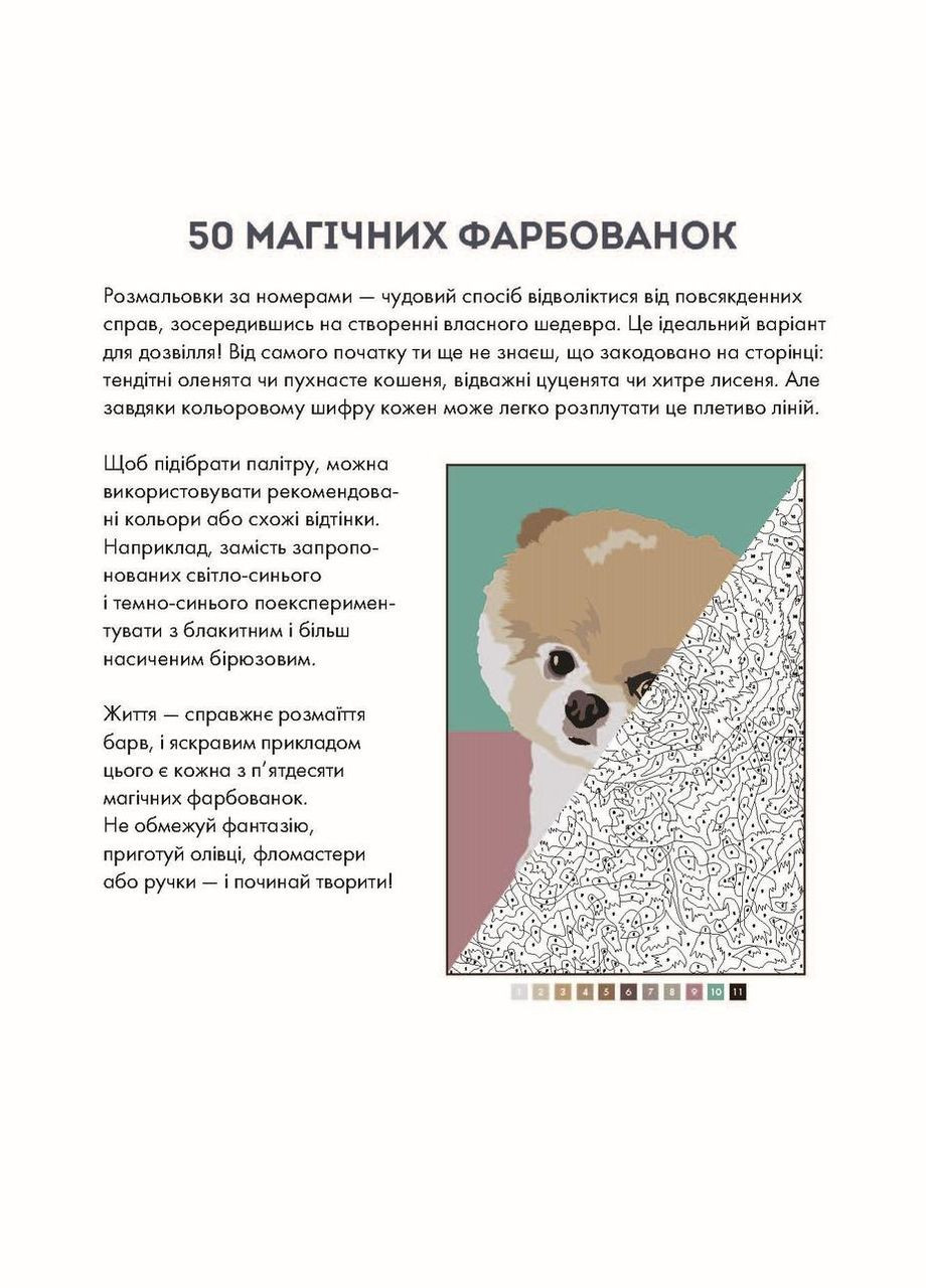 Книга 50 магических окрасок. Малыши (на украинском языке) Жорж (273239432)