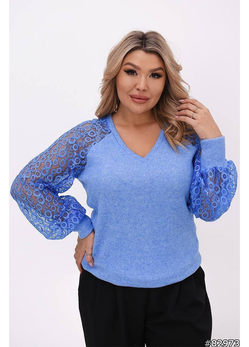 Элегантная кофточка "Королевский стиль" белого цвета размеры 46-60 No Brand (355949507)