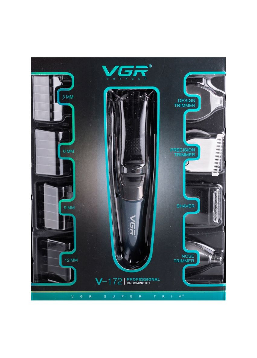 Машинка для стрижки V-172 с насадками, VGR (358650222)