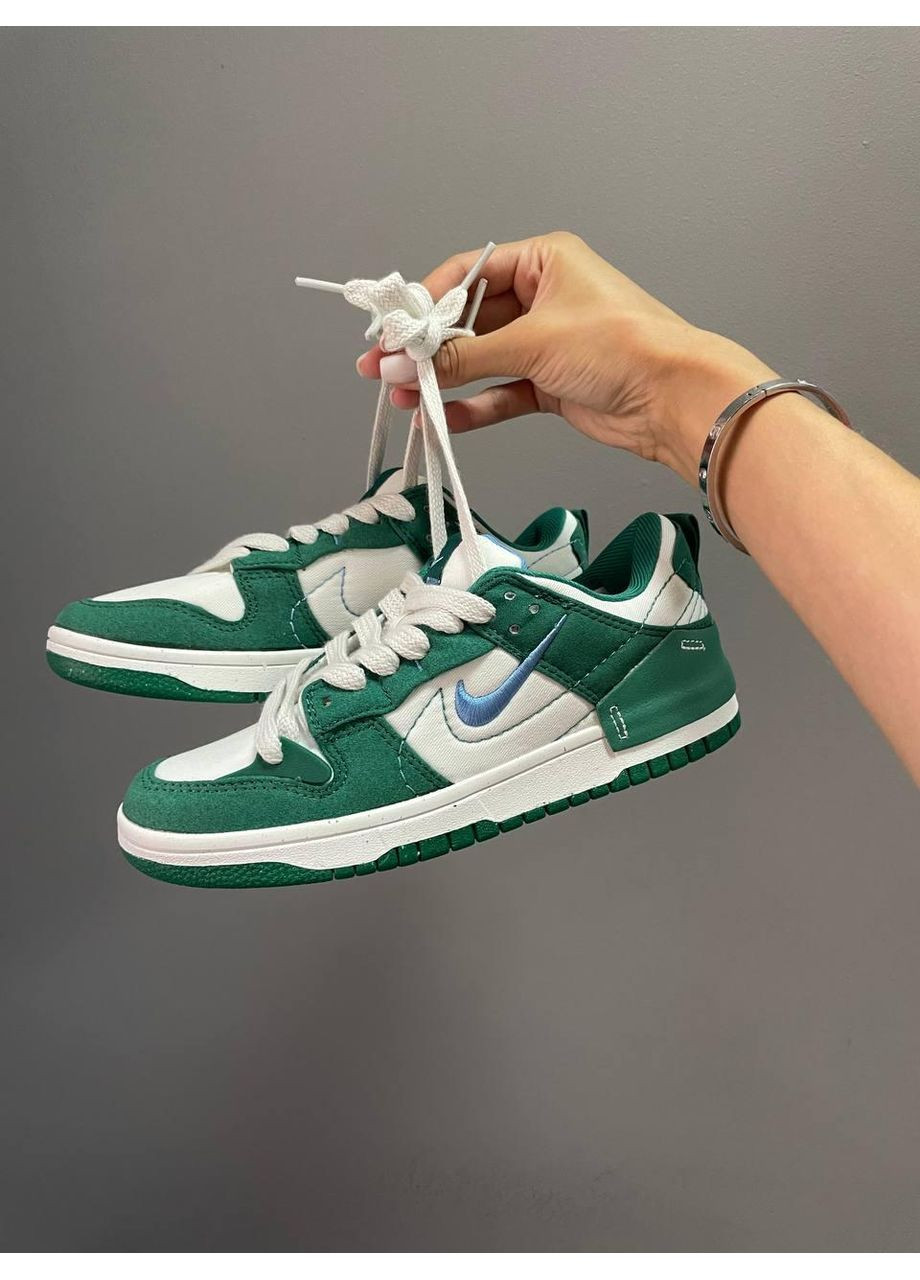 Білі Осінні кросівки чоловічі nike sb dunk low malachite найк сб данк No Brand
