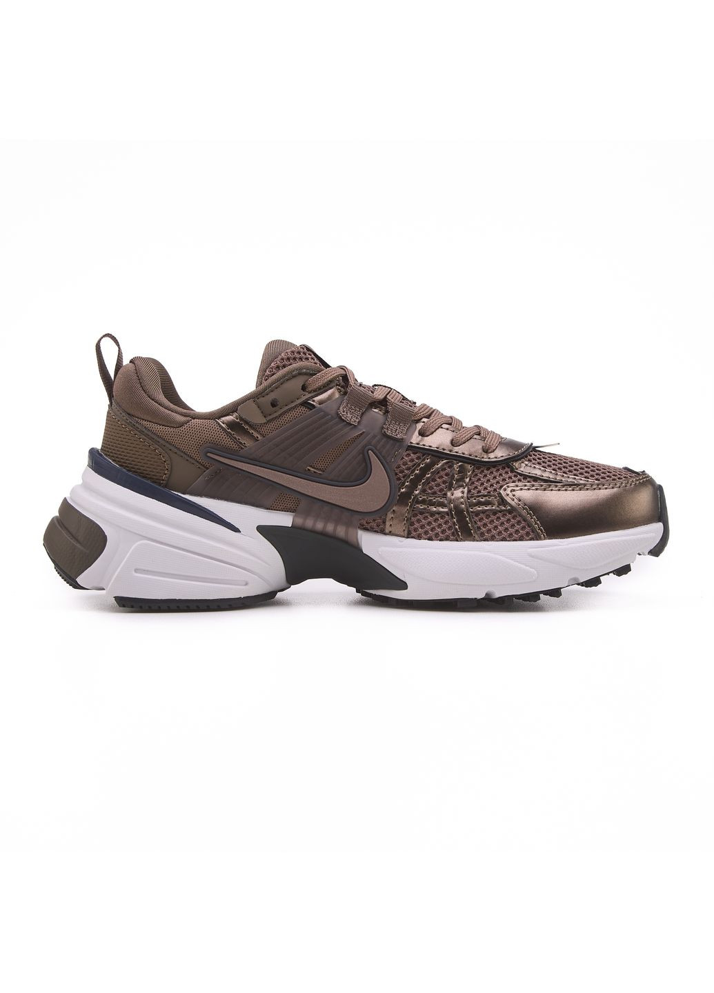 Коричневые летние кроссовки nike v2k runtekk mibrown найк в2к рантек No Brand