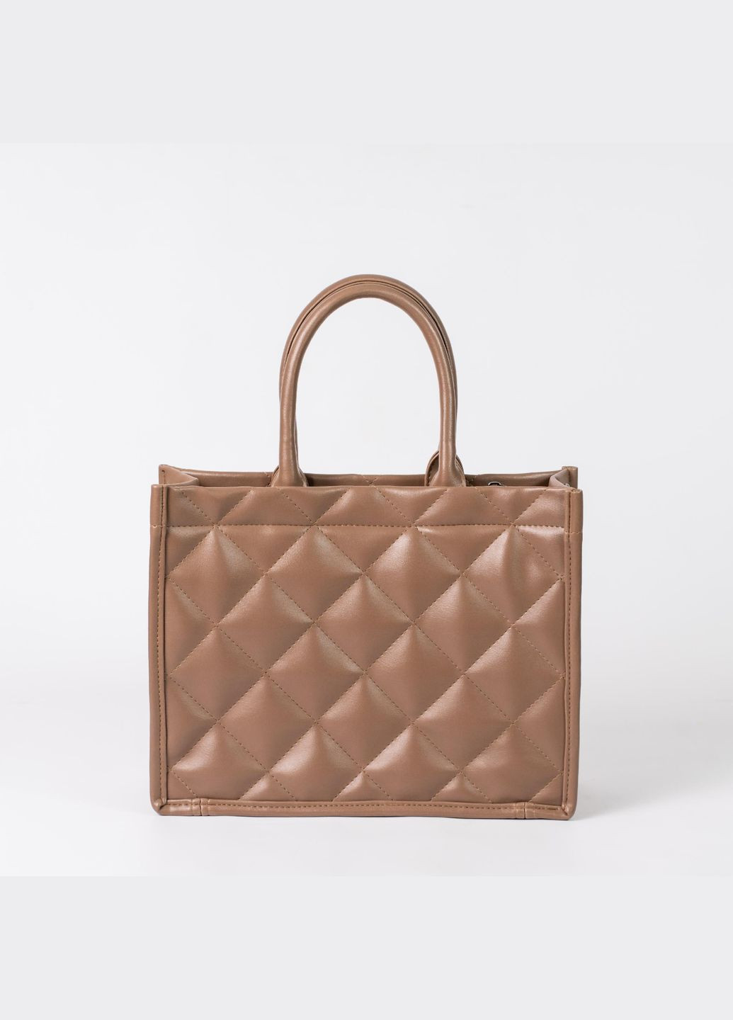 Сумка женская Шопер функциональная бежевая из экокожи NIUNIU (336493069)