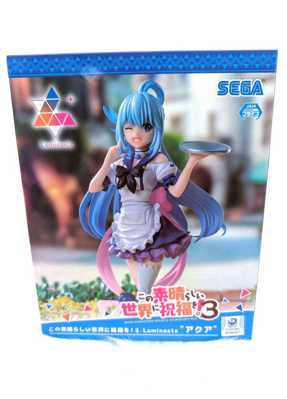 Фігурка Luminasta Хай благословлять боги цей прекрасний світ! Аква KonoSuba Aqua 18 см SL KS A 18 Sega (317274843)