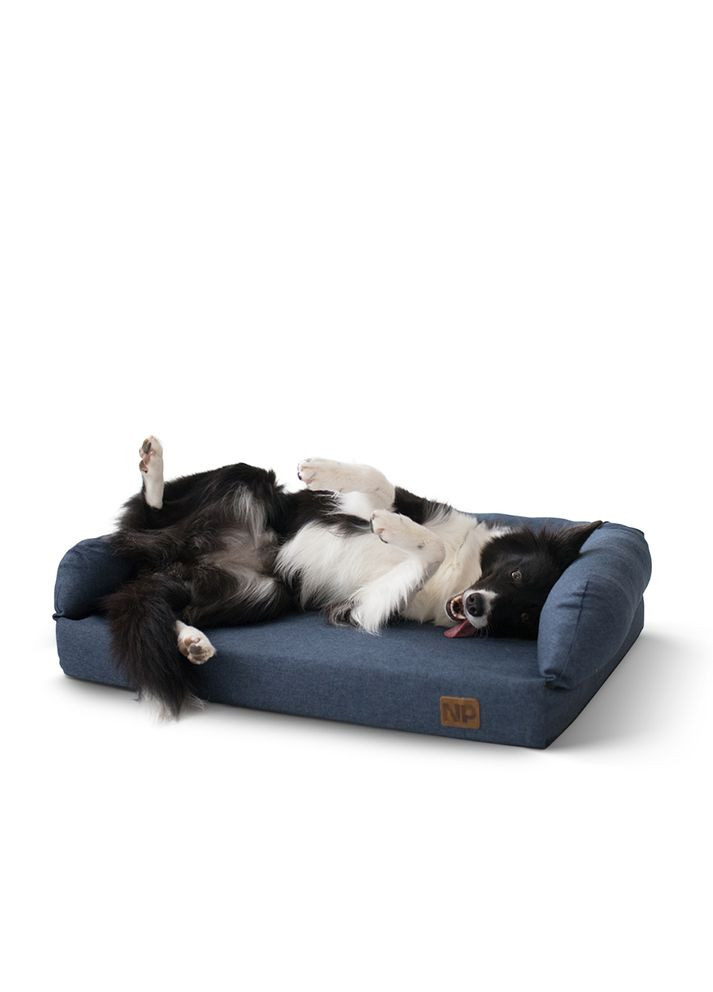 Софа для собак London Blue 80 х 60 см (L2123) Noble Pet (363057860)