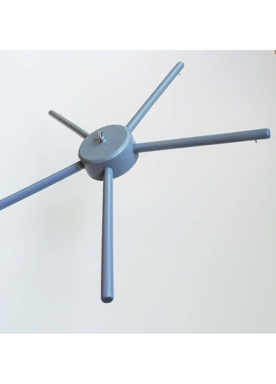 Основа Хрестовина для дитячого мобіля, 5 променів, 28 см, Нефарбована No Brand (362679075)