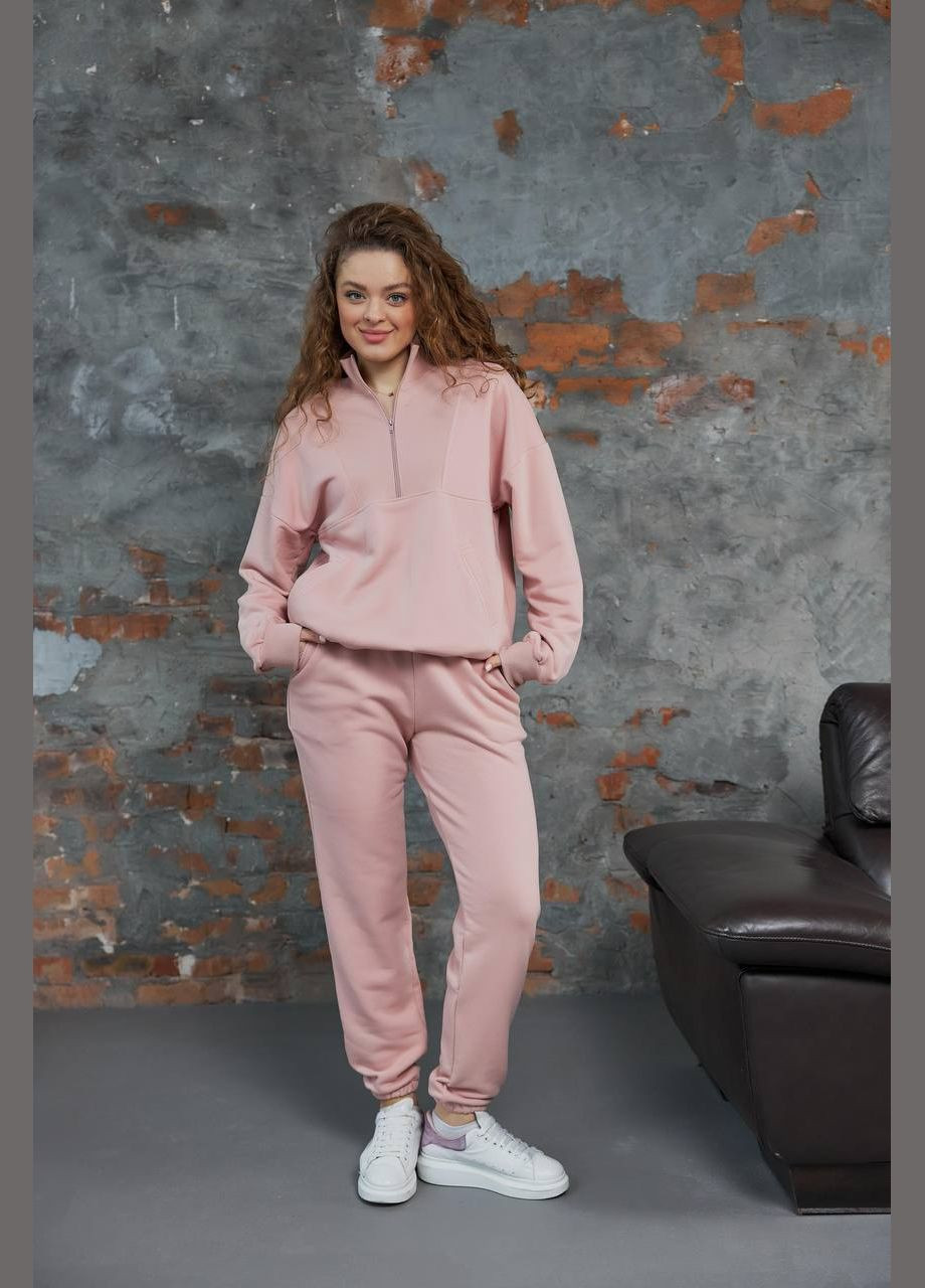 Жіночий спортивний костюм (3-х нитка) М148.3, персик UMON (330767062)
