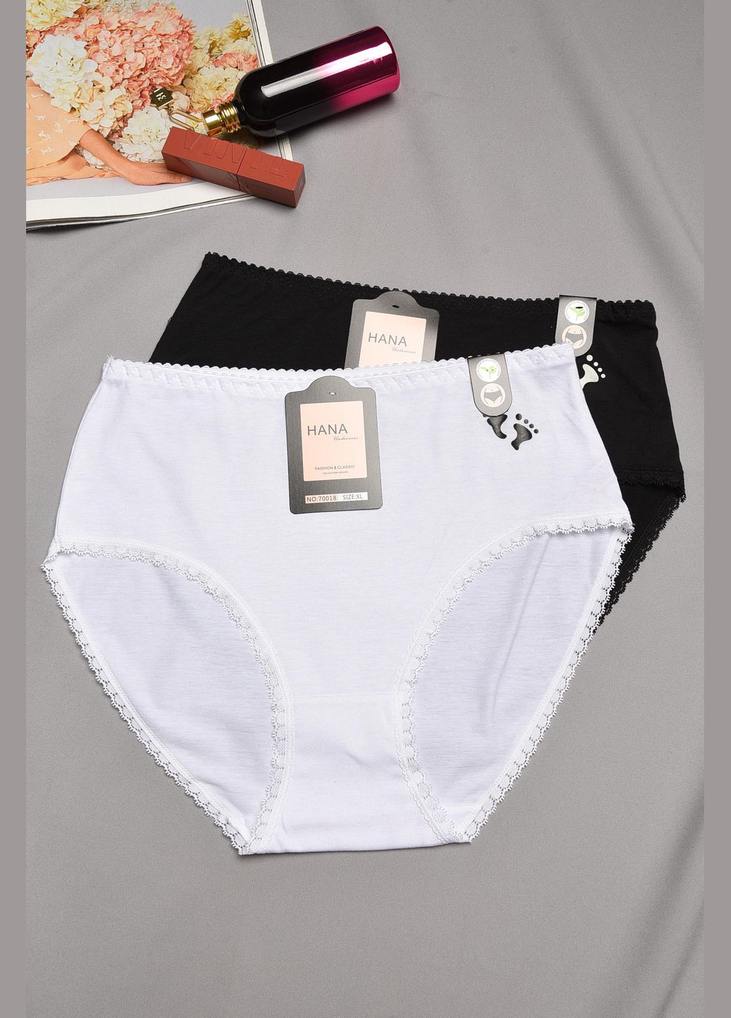 Набір жіночих трусів напівбатальних 2 штуки Let's Shop (314952722)