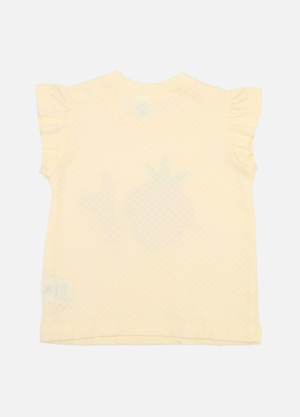 Желтый летний костюм с шортами для девочки цвет желтый цб-00273276 Iggy