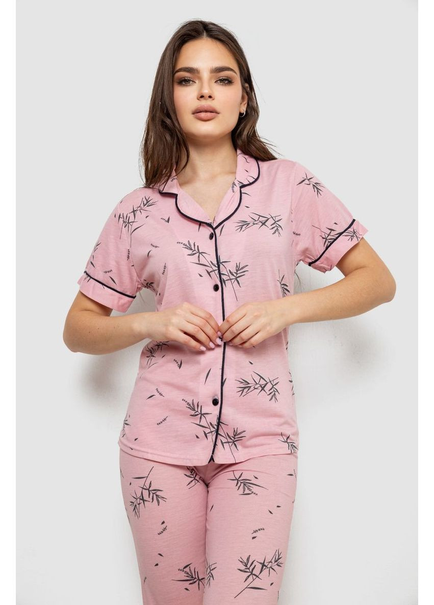 Рожева всесезон жіноча піжама з принтом Sport Line
