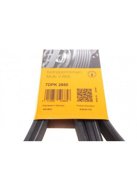 Ремень поликлиновый PORSCHE CAYENNE 4.5/02- 7DPK2950 ContiTech (366206882)