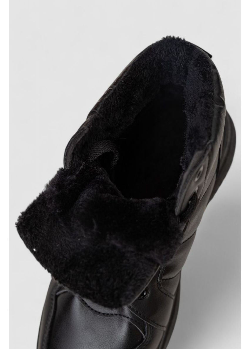 Кроссовки женские зимние на меху,, 248RAM013 Ager чёрные всесезоны (369972731)