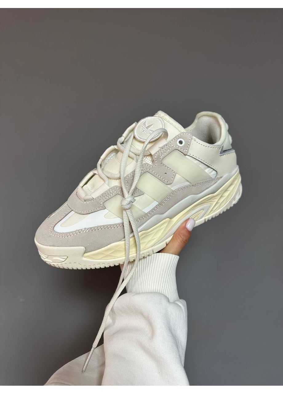 Бежеві Осінні кросівки чоловічі adidas niteball beige адідас найтбол No Brand