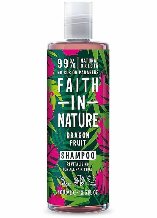 Натуральний шампунь з фруктом дракона Dragon Fruit Revitalising Shampoo Oily Hair & Scalp 400ml (1031172-27725021) Faith In Nature (368740637)