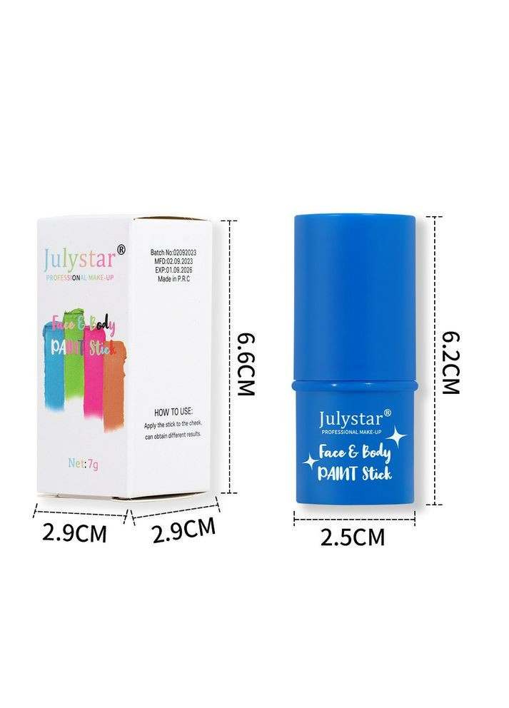 Помада-фарба для обличчя No8 Чорна Julystar (302242663)