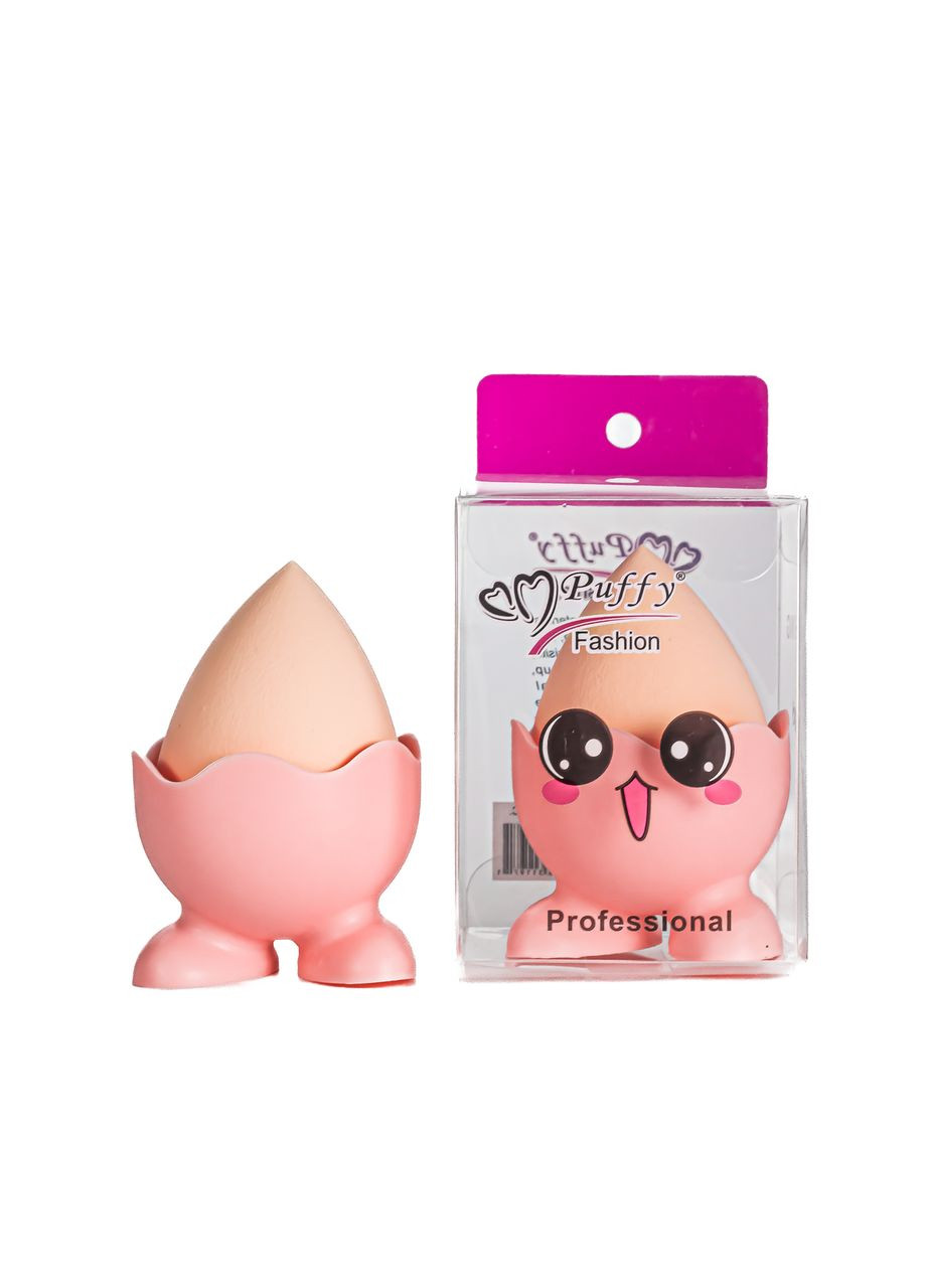 Спонж для нанесения макияжа Puffy капля на силиконовой подставке Kika (338426833)