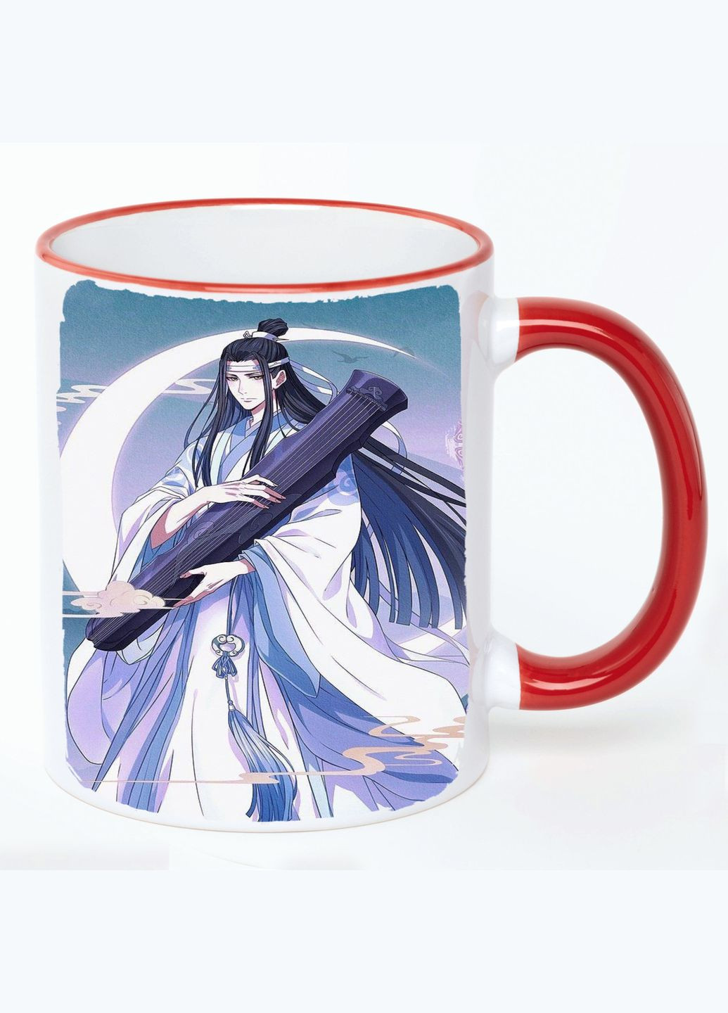 Чашка Майстер демонічного культу Аніме #004 (кухоль, кухоль) Біла з Червоною ручкою 330 мл No Brand (322714398)