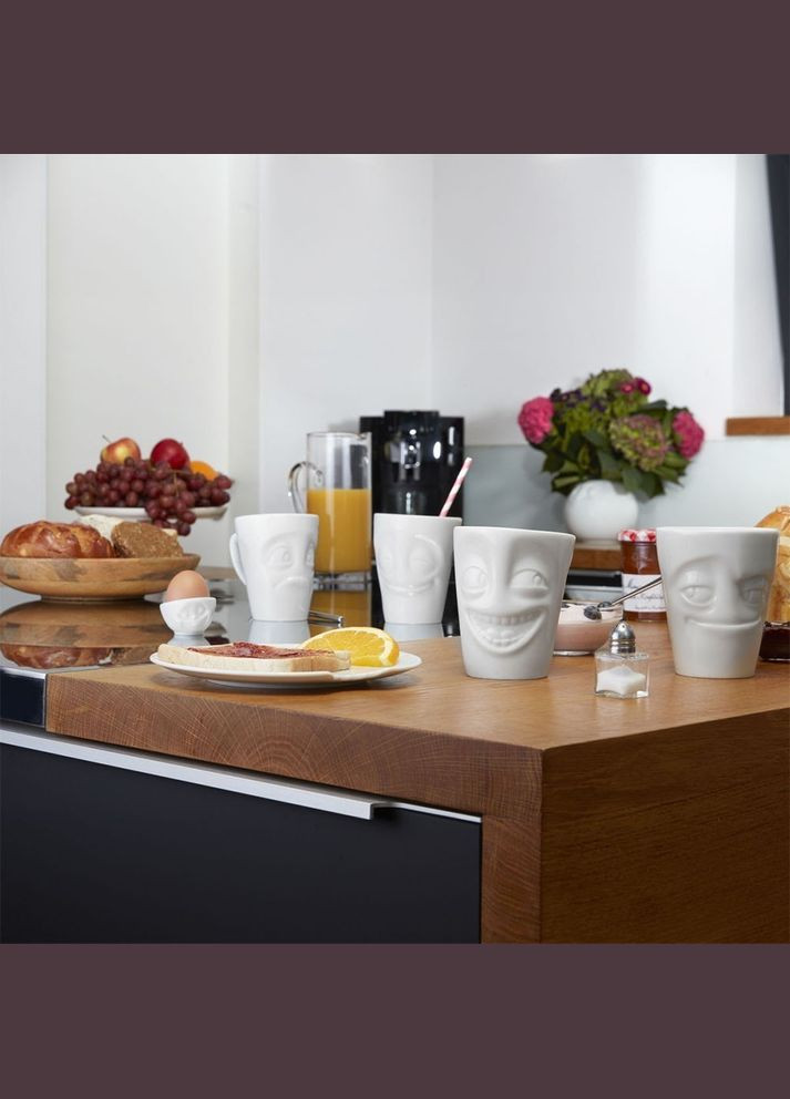 Чашка Joking 350 мл білий фарфор Tassen (316622212)